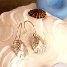 Limpit Love - PMC limpet earrings - hand moulded