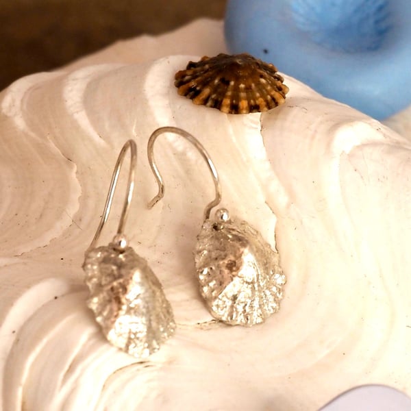 Limpit Love - PMC limpet earrings - hand moulded