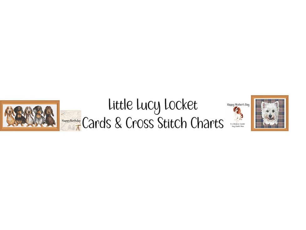Little Lucy Lockets Cards and Cross Stitch Charts