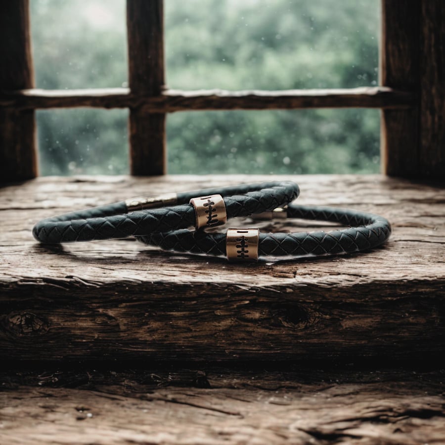 Copper 7th Wedding Anniversary Tally Bracelet - Gift Boxed - Free Delivery