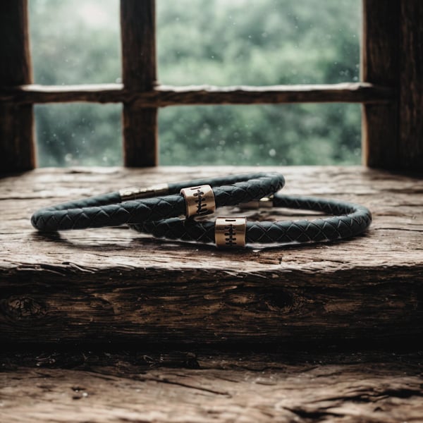 Copper 7th Wedding Anniversary Tally Bracelet - Gift Boxed - Free Delivery