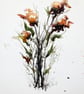 Flutter, Original Watercolour Painting. - Image 1