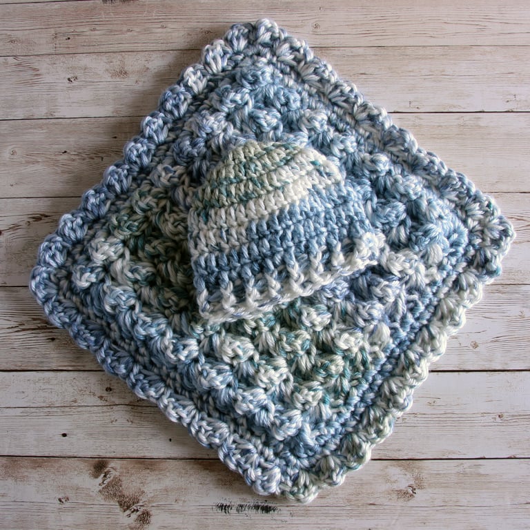 Crochet Doll Blanket and Hat, Handmade Doll Blanket and hat, Nap, Snuggle time