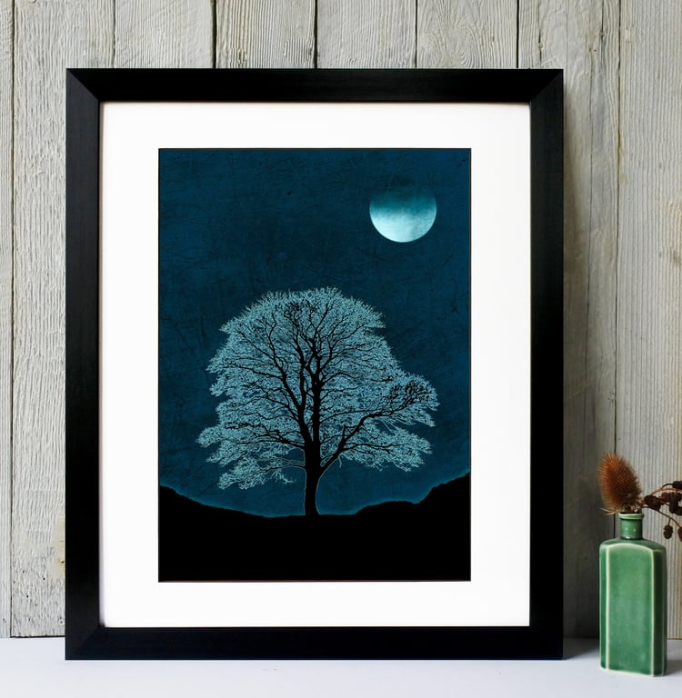 Ghost Tree at Sycamore Gap Fine Art Print