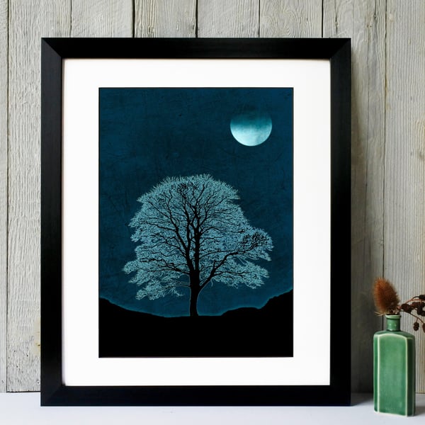 Ghost Tree at Sycamore Gap Fine Art Print