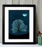 Ghost Tree at Sycamore Gap Fine Art Print - Image 1