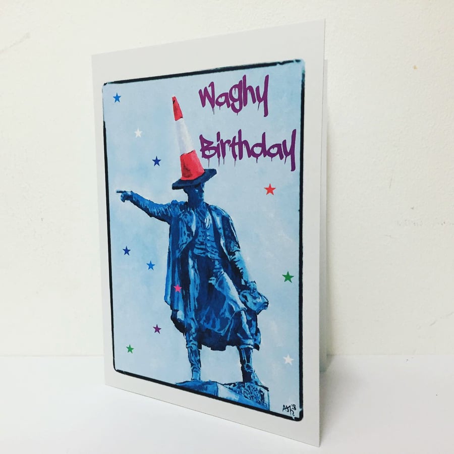 Birthday Card: Medway Waghorn Cone (13x18cm)