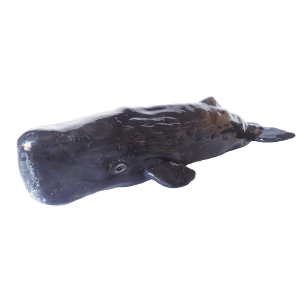 Sperm Whale Ceramic Sculpture - Hand Built