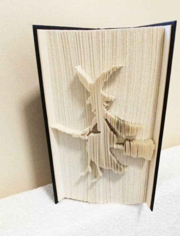 Witch CUT & FOLD Book Folding Pattern - EMAILED PDF PATTERN