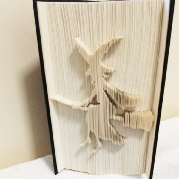 Witch CUT & FOLD Book Folding Pattern - EMAILED PDF PATTERN
