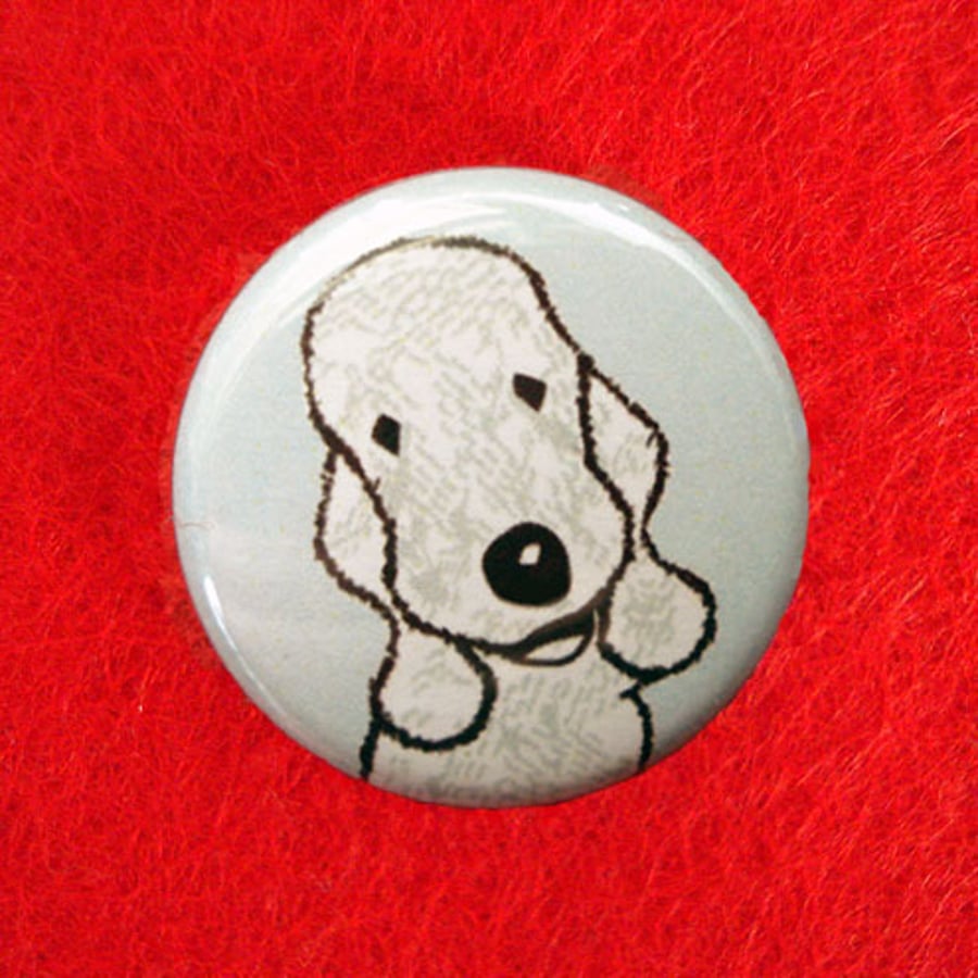 Bedlington Terrier Badge