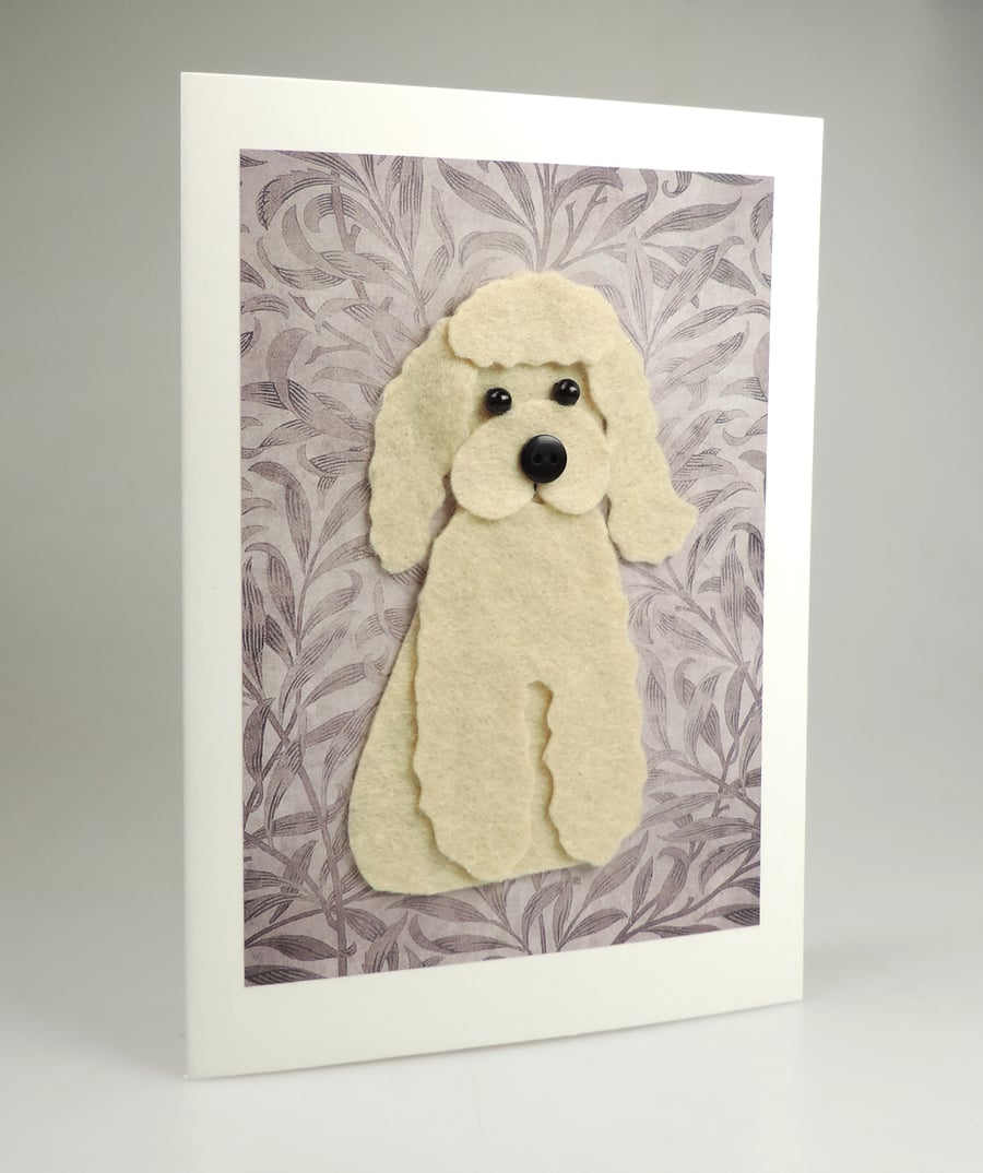 American Cocker Spaniel Dog Card, Blank inside, Birthday, Greeting, Get well, 