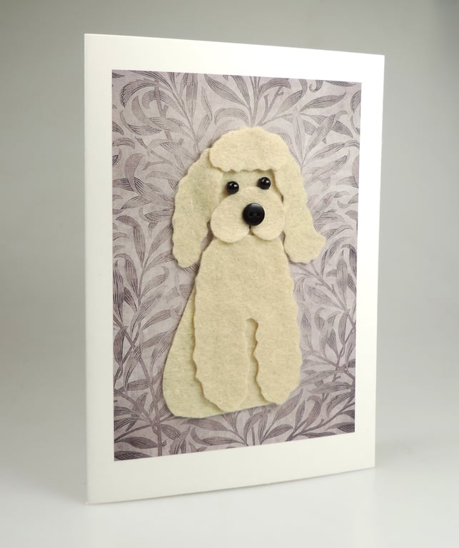American Cocker Spaniel Dog Card, Blank inside, Birthday, Greeting, Get well, 