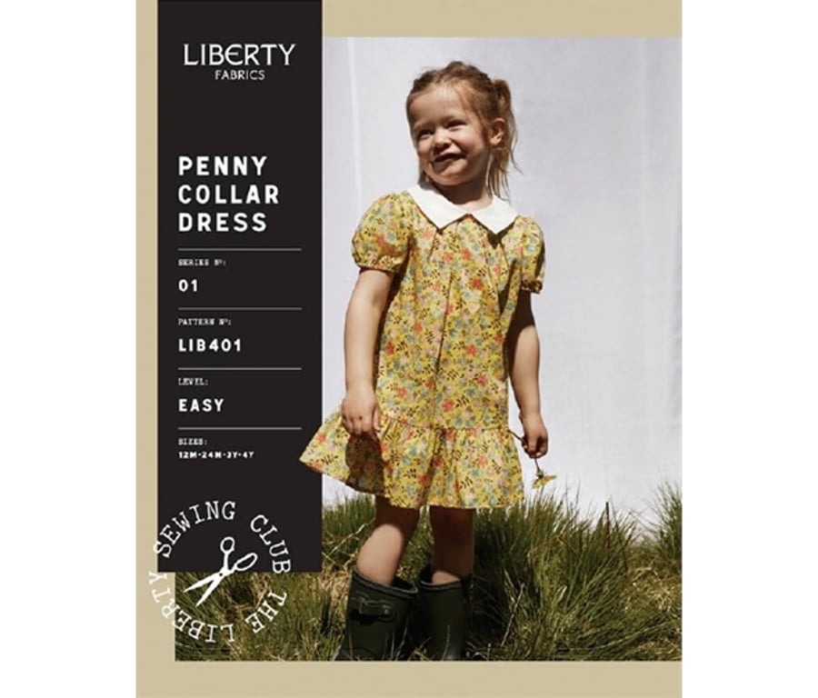 Liberty Dressmaking Pattern - Penny Collar Dress