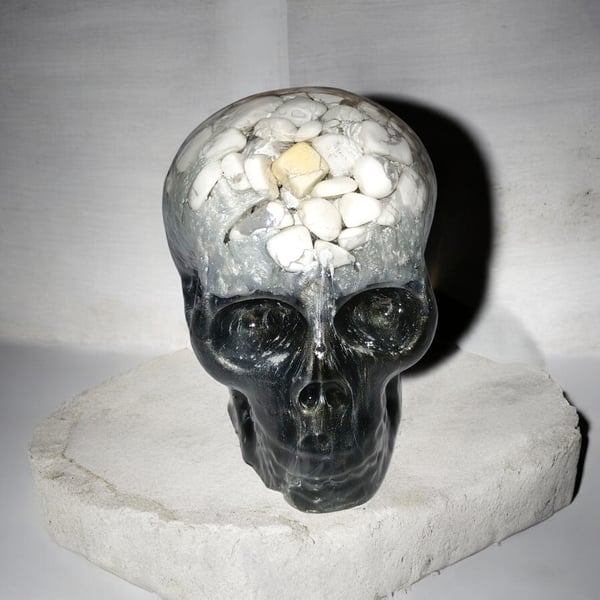 Skull Guardian ( white howlite)