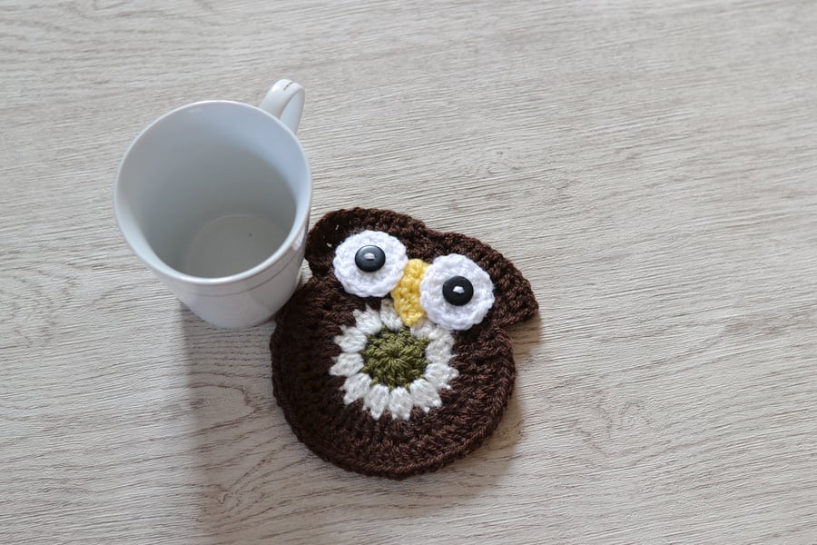  Owl Mug Cup Coaster Mat