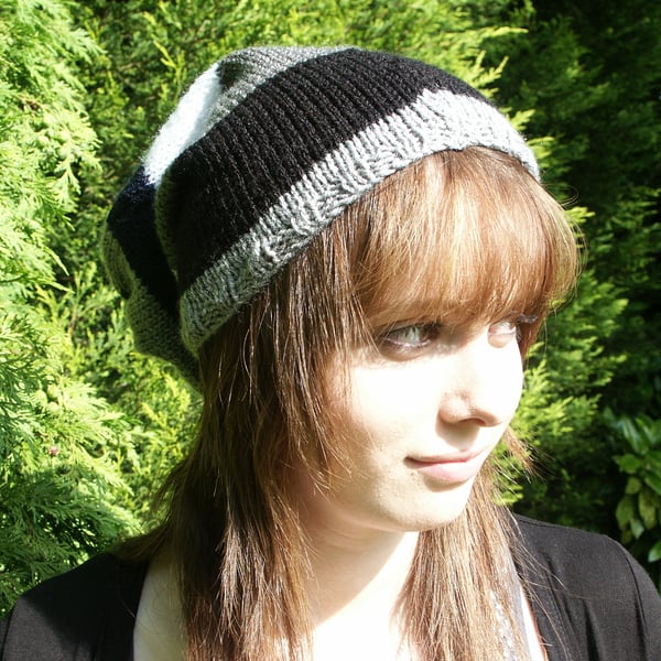 Hat Unisex Knitted Slouchy Beanie Hat