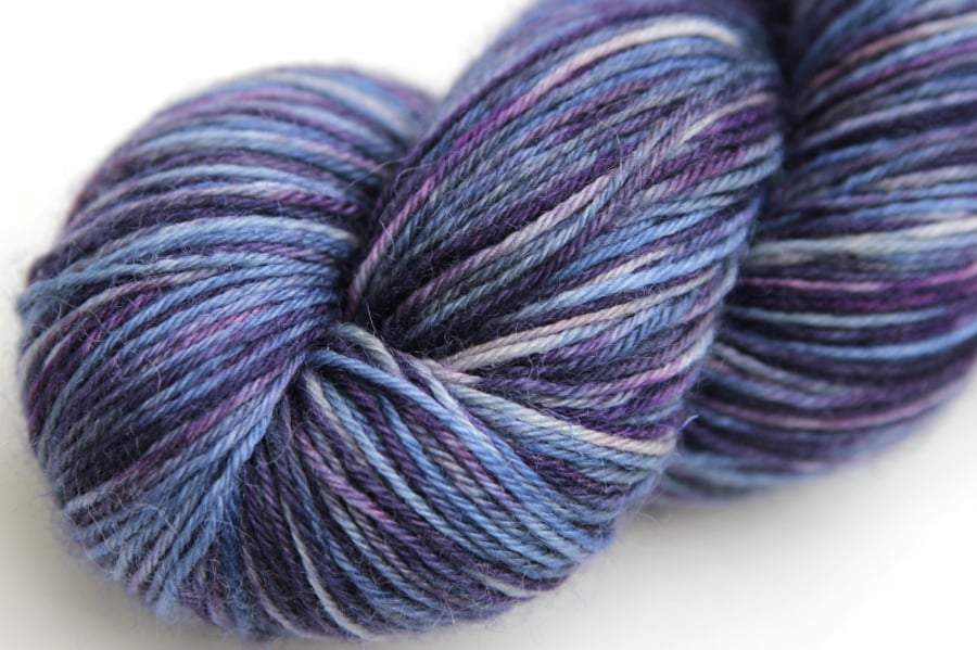 SALE: Bumps and Bruises - Superwash Bluefaced Leicester 4-ply yarn