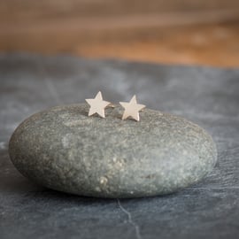 Sterling Silver Star Earrings 