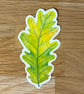 Green Oak Leaf Sticker - Image 2