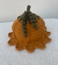 Pumpkin Flower Hat with Vines - Handmade Crochet Hat in Baby, Chid & Adult Sizes - Image 1