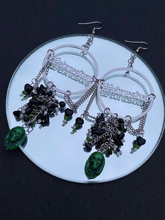 Wednesday Addams Inspired Earrings 