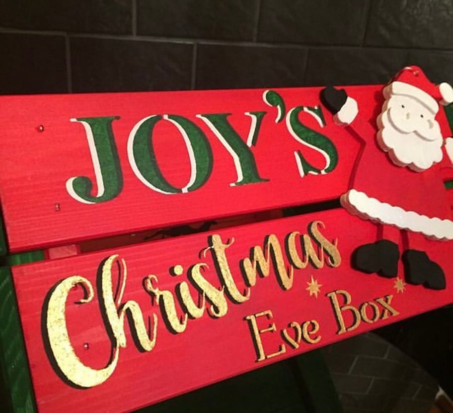 Christmas Eve Boxes the most beautifully hand painted, Christmas Eve Box 