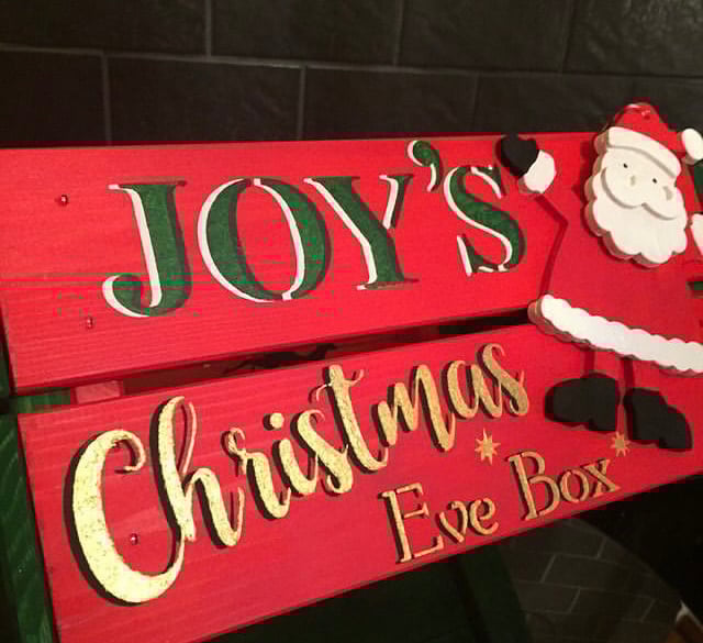 Christmas Eve Boxes the most beautifully hand painted, Christmas Eve Box 