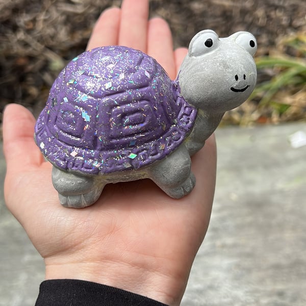Small super cute tortoise garden ornaments