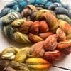 Corriedale Merino Himalayan Nettle & nepps Spinning fibre 100g Poldhu