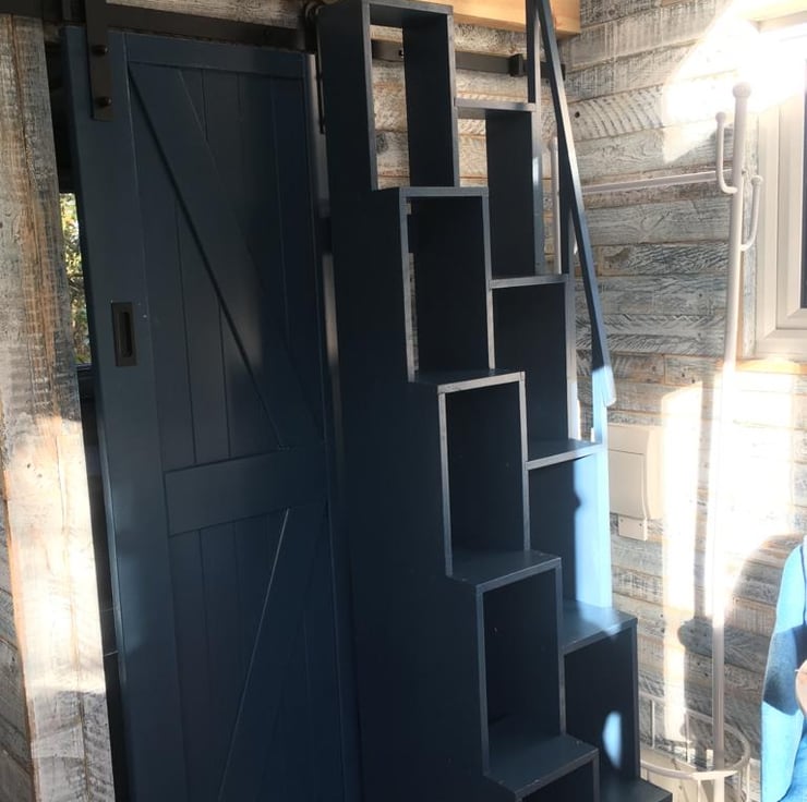 Space saving high reach Step Up Easy tm branded Folksy