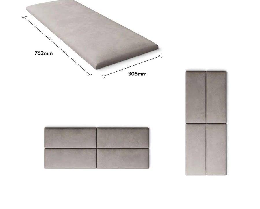 NEW EASY TO FIT UPHOLSTERED WALL PANELS