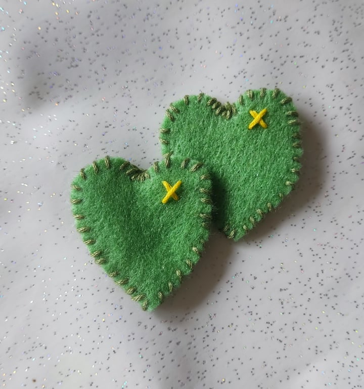 Handmade felt pocket hugs