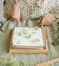 Heirloom Wooden Flower Press in Folksy Floral - Botanical Press - Herbarium Pres - Image 7