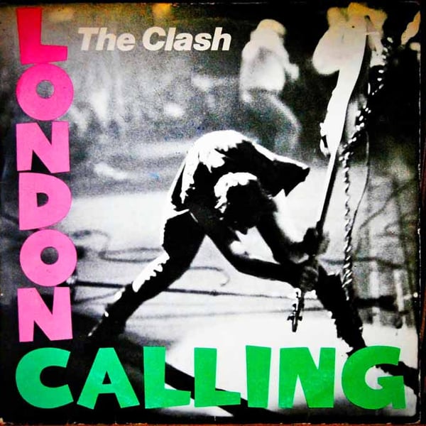The Clash London Calling LP Album Cover Photograph Print