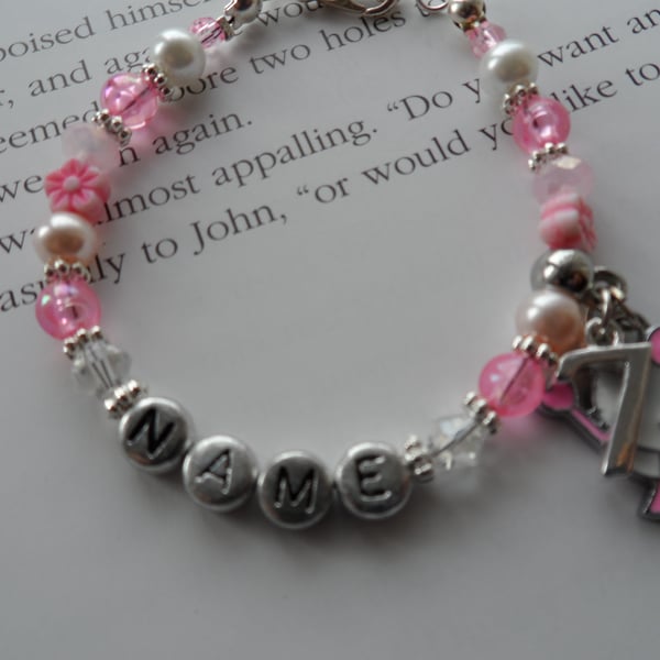 Hello Kitty Personalised Birthday Bracelets