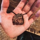 Hand Carved Frog Pendant