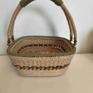 handmade hemp rope woven basket