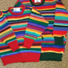 Random Rainbow Jumper for a child Made to order