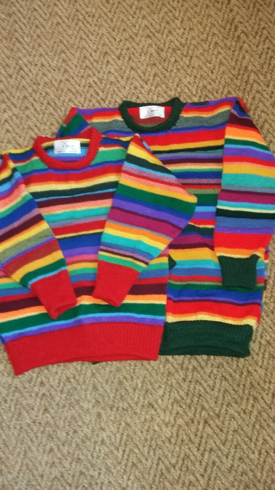 Random Rainbow Jumper for a child Made to order