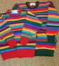 Random Rainbow Jumper for a child Made to order - Image 1