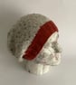 SLOUCH BEANIE hat . ' Riverside' . Soft , wool blend . Russet.  - Image 2