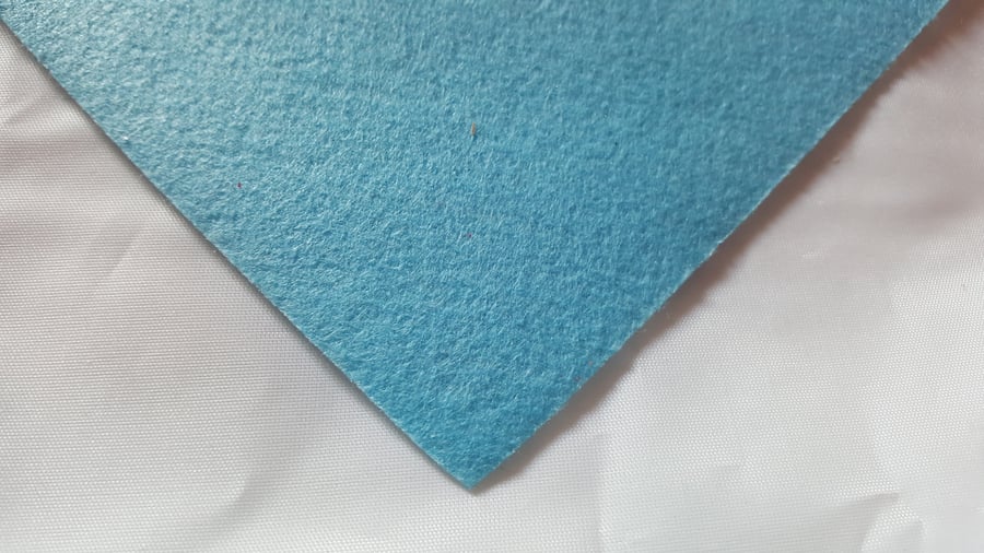 1 x Felt Sheet - Square - 12" (30cm) - Sky Blue 
