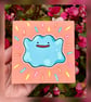 Shiny Ditto Pokemon - Hand Painted Magnet Canvas Art - Wall Decor - Desktop
