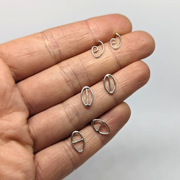 'Leaf' Studs (Pair)