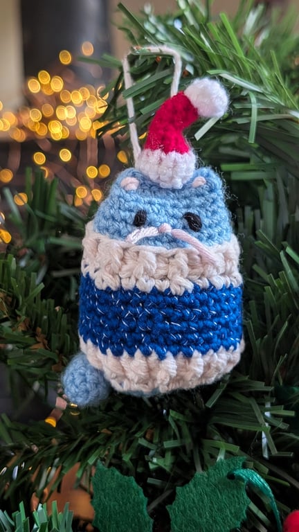 Cat Christmas Tree Decoration, Cat Christmas Gift, Cat Hanging Decoration