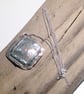 Rustic Copper Pendant Necklace With Sterling Silver Embellishment - UK Free Post