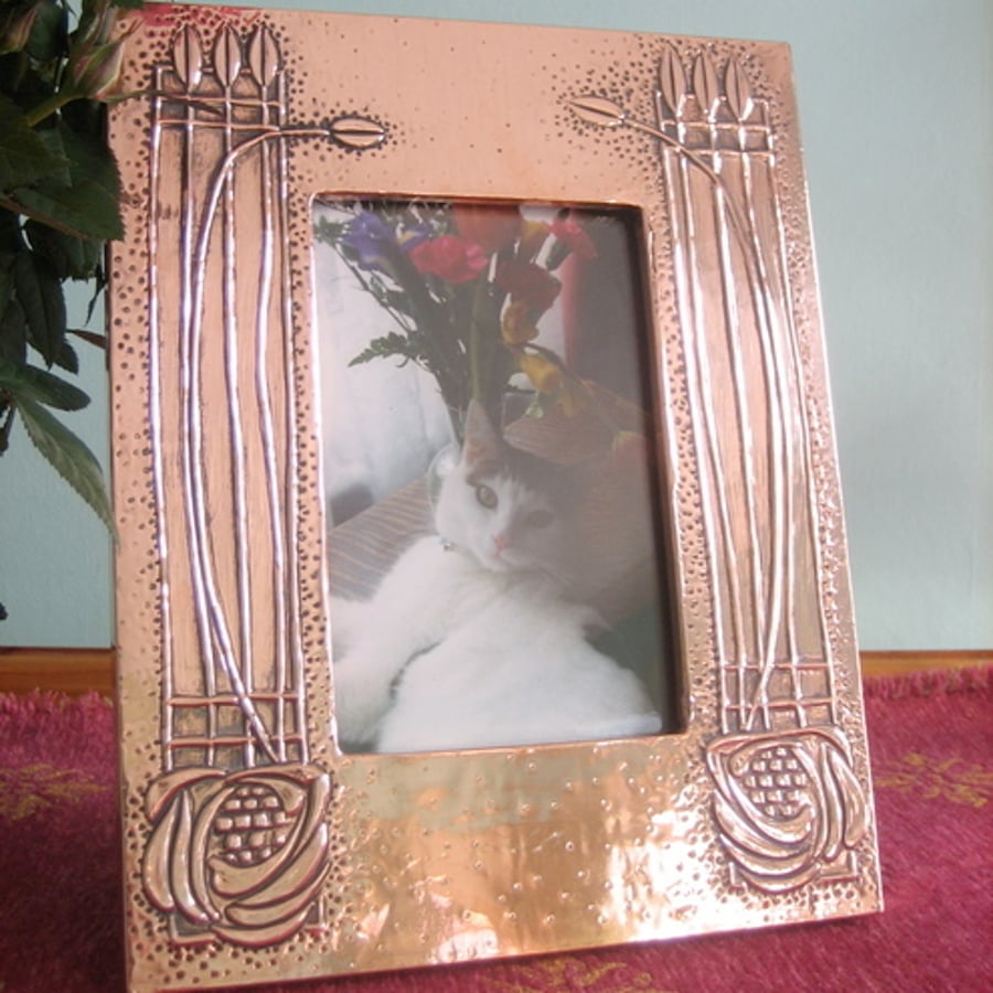 Copper frame,Mackintosh style
