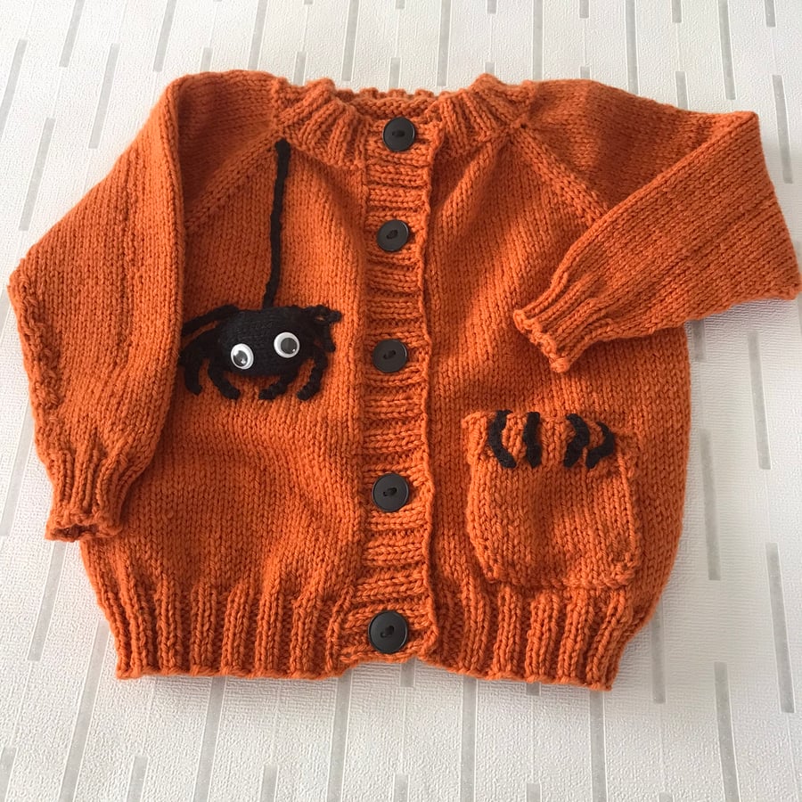 Incy Wincy Spider cardigan