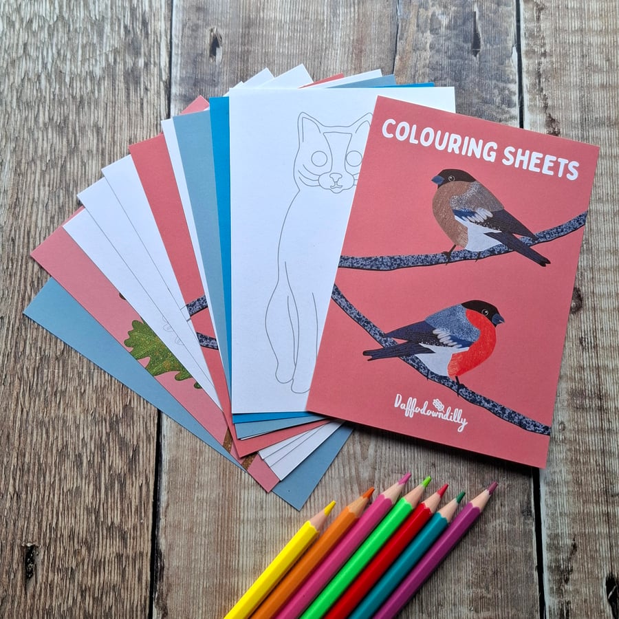 Nature Colouring Sheets